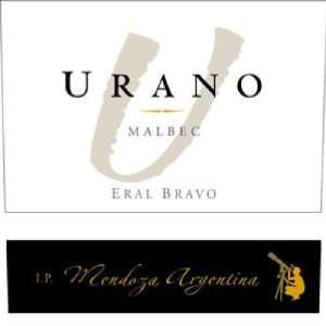  2008 Bodegas Eral Bravo Urano Malbec 750ml Grocery 