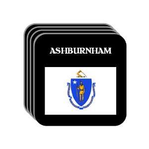 US State Flag   ASHBURNHAM, Massachusetts (MA) Set of 4 Mini Mousepad 
