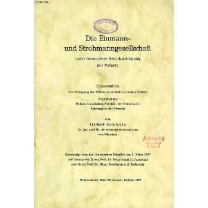  Die Einmann  und Strohmanngesellschaft. Herbert Schönle Books
