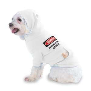 BEWARE OF THE GRIFFIN Hooded (Hoody) T Shirt with pocket for your Dog 