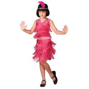   Party By Time AD Inc. Pink Flapper Child Costume / Pink   Size Small