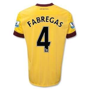  Arsenal 10/11 FABREGAS Away Soccer Jersey Sports 