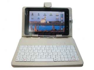 CASE + KEYBOARD FOR EPAD APAD ANDROID TABLET white New freeshipping 