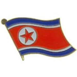 North Korea Flag Pin 1
