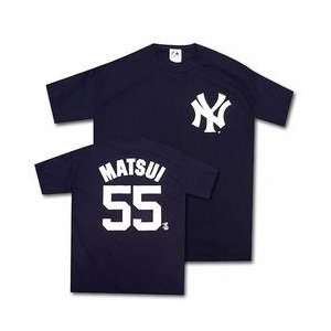 New York Yankees Hideki Matsui Player Name & Number Youth T Shirt by 