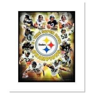 Pittsburgh Steelers NFL 2009 Super Bowl XLIII 6 Time Champion Collage 