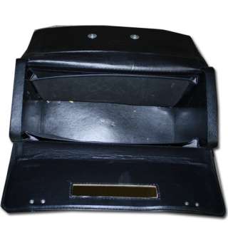 Beautiful Leather Hard Briefcase   Used   brief case file  