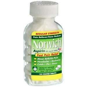  ASPIRIN NORWICH 100TB LEE PHARMACEUTICALS Health 