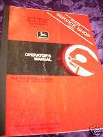 John Deere 1010 Cultivator Operators Manual OMN200039  