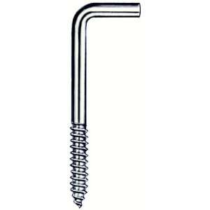 Hindley 100 Count 2 5/8 Zinc Plated Square Bend Screw Hooks   10503 