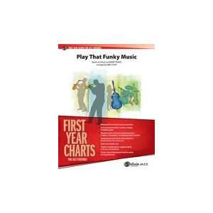 com Play That Funky Music Conductor Score & Parts Jazz Ensemble Words 