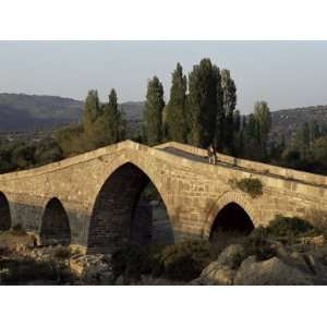  Ottoman Bridge Dating from the 14th Century, Assos, Aegean, Turkey 