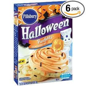 Pillsbury Funfetti Halloween Cookie Mix, 17.5000 Ounce (Pack of 6 