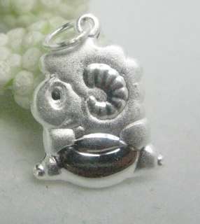 12 Kinds Animals Zodiac Sterling silver Charm pendant  