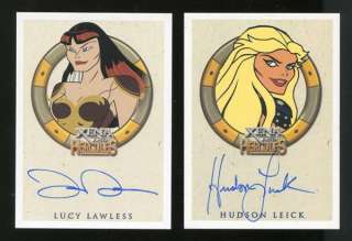 Xena Hercules Animated Autograph Lucy Lawless as Xena/Hudson Leick as 