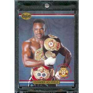 1991 RingLords Evander Holyfield Boxing Card #1   Mint 