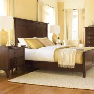  Abbott Place Panel Bed in Rich Warm Cherry   King
