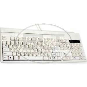 Unitech KP3700 T3PWE 104key Keyboard Beige 3trk Msr Barcode 21releg 