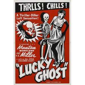 Lucky Ghost Movie Poster (11 x 17 Inches   28cm x 44cm) (1941) Style B 