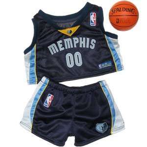    Build A Bear Workshop Memphis Grizzles Uniform 3 pc. Toys & Games