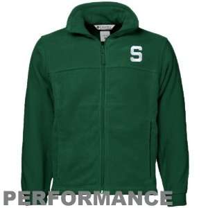  Columbia Michigan State Spartans Green Flanker Full Zip 