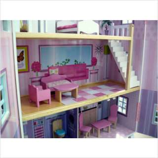 Teamson Kids Doll House New York Mansion with Furniture W 9959A 
