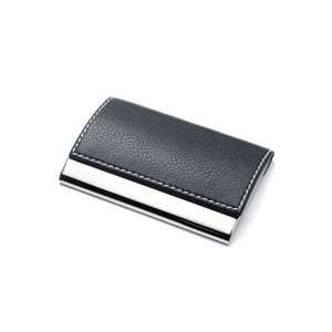   Leatherette Business Card Case with Magnetic Lid