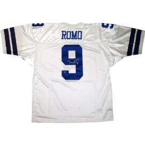 Tony Romo Dallas Cowboys Autographed White Pro Style 