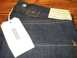 LEVIS 1873 Unwashed 1st blue jean Size 34W 36L  