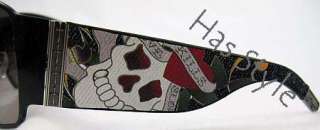 Ed Hardy Sunglasses Love Kills slow EHS 012 COCOA BLACK  