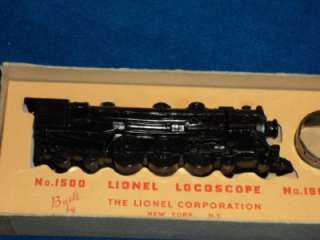 Rare 1939 New York Worlds Fair Lionel Locoscope No. 1500 with Box 