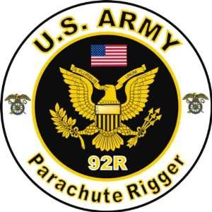   Army MOS 92R Parachute Rigger Decal Sticker 3.8 