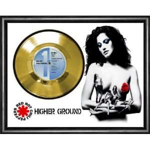  Red Hot Chili Peppers Higher Ground Framed Gold Record 