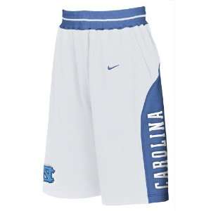 Nike North Carolina Tar Heels (UNC) White Double Shorts  