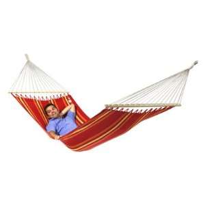  Single Hammock with Spreader   Red (10 ft 9 in) Patio 