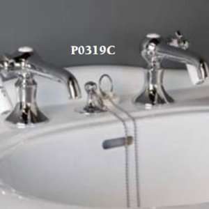  Sign of the Crab P0058C Lavatory Faucet Set in Chrome 