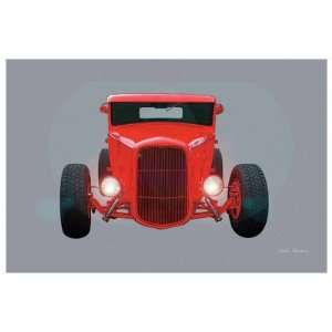  1932 Ford Custom Coupe Giclee Poster Print by Keith 