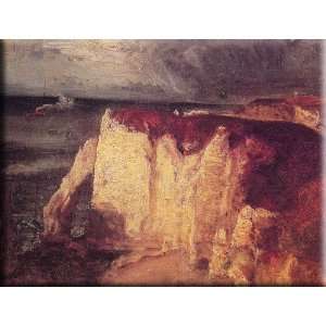    Etretat 16x12 Streched Canvas Art by Inness, George