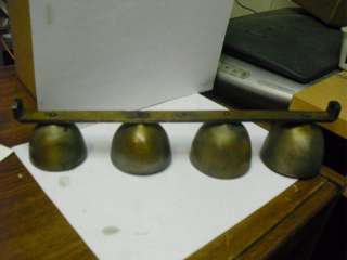 ANTIQUE VINTAGE HEAVY BRASS STORE DOORBELL PART  