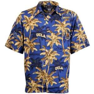  Reyn Spooner UCLA Bruins Tropical Scenic College Button Up 