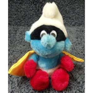   Super Hero Smurfs 7 Inch Smurf Doll with Cape and Mask Toys & Games