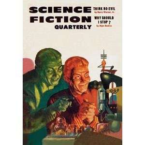   Poster Science Fiction Quarterly Diabolical Scheming