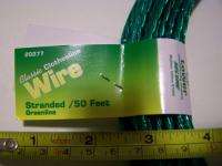 NEW CLASSIC CLOTHESLINE WIRE CABLE 50 FEET GREENLINE  