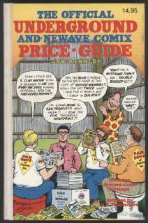 The Official UNDERGROUND PRICE GUIDE, HB, 1982, 1st Ed  