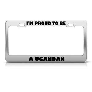  IM Proud To Be An Ugandan Uganda license plate frame 