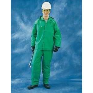   , Color Green, w/ attached hood, Flame retardant meets FTMS 5903.1