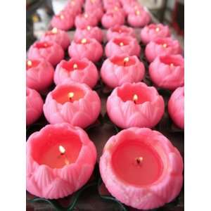 Lotus Shaped Candles, Thean Hou Chinese Temple, Kuala Lumpur, Malaysia 