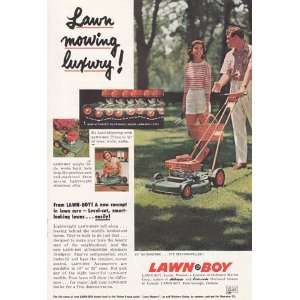  Print Ad 1957 Lawn Boy 21 Automower Lawn Boy Books
