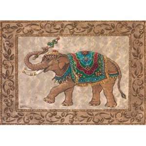    Royal Elephant II artist Janet Kruskamp 17x13