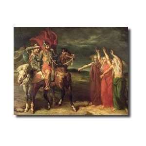  Macbeth And The Three Witches 1855 Giclee Print